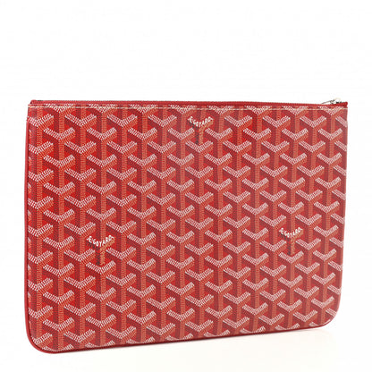 Goyard Goyardine Senat Pochette MM Red 3 of 7