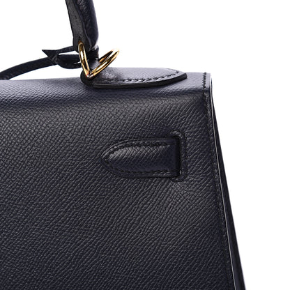 Hermes Epsom Kelly Sellier 28 Bleu Indigo 13 of 42