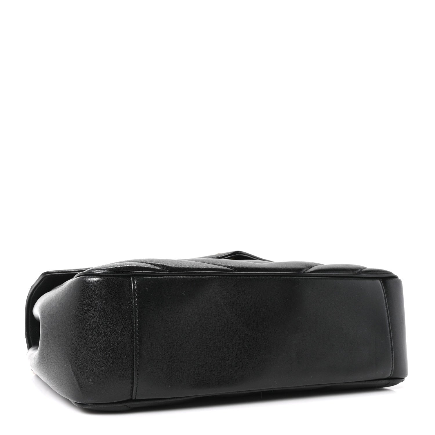 Saint Laurent Lambskin Chevron Quilted Large LouLou Black 5 of 11