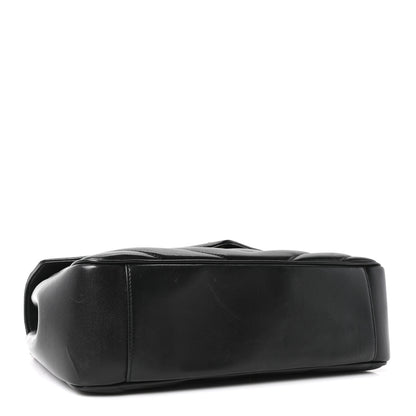 Saint Laurent Lambskin Chevron Quilted Large LouLou Black 5 of 11