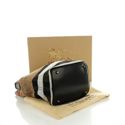 Burberry Canvas Mega Check Medium Ashby Black 4 of 7