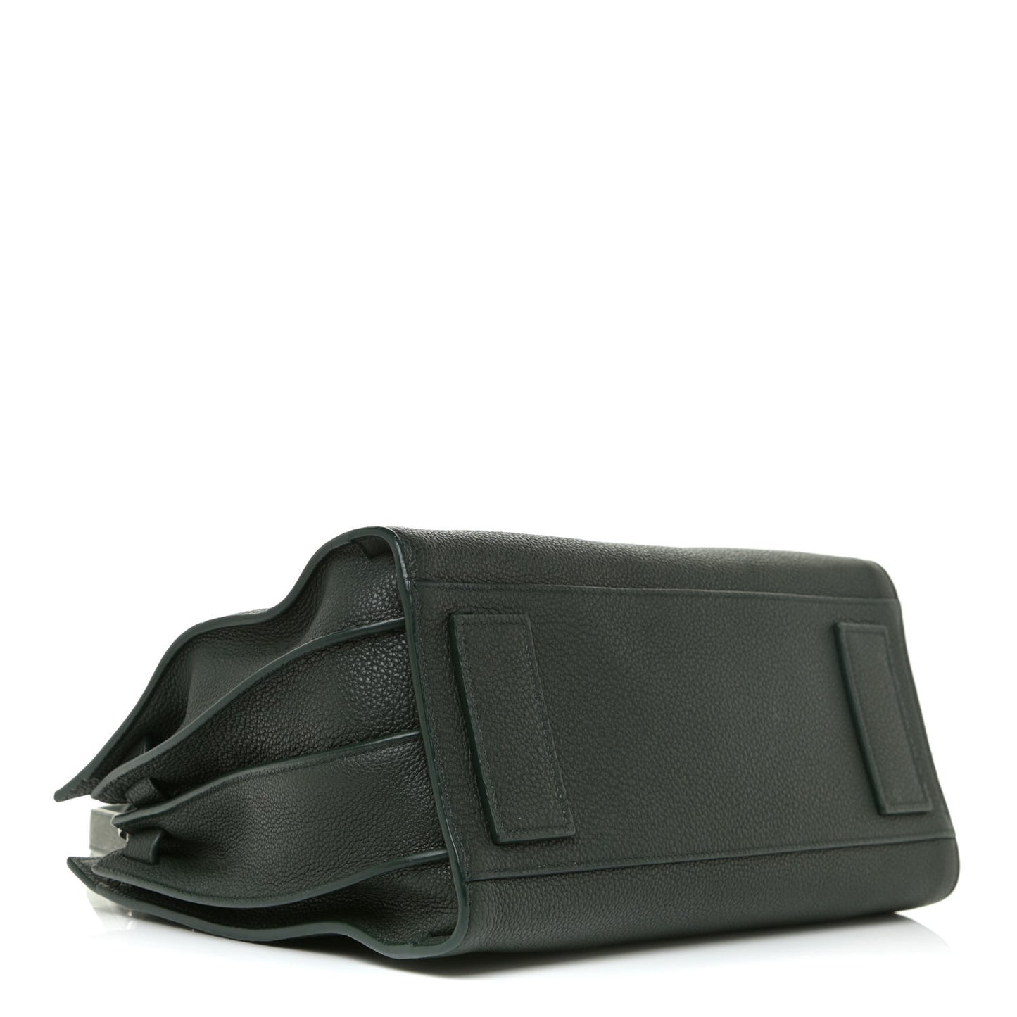 Grained Calfskin Small Supple Sac De Jour Dark Vert