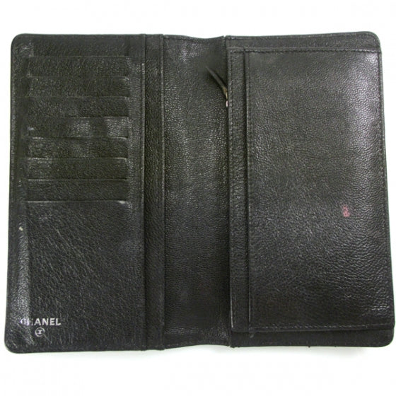 Chanel Leather Classic Wallet Silver 6 of 10