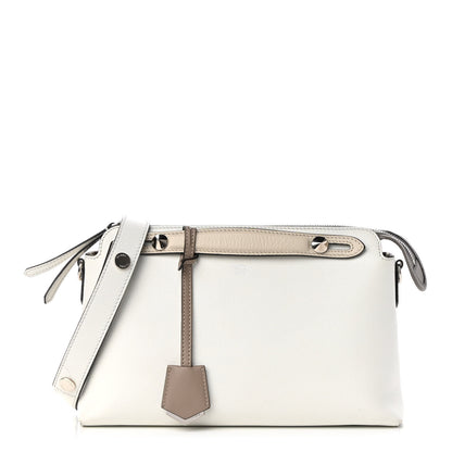 Fendi Vitello Dolce Medium By The Way Boston Bag White Dove 1 of 9