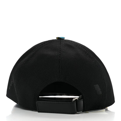 Gucci GG Supreme Monogram Psychedelic Baseball Hat S Black 6 of 9