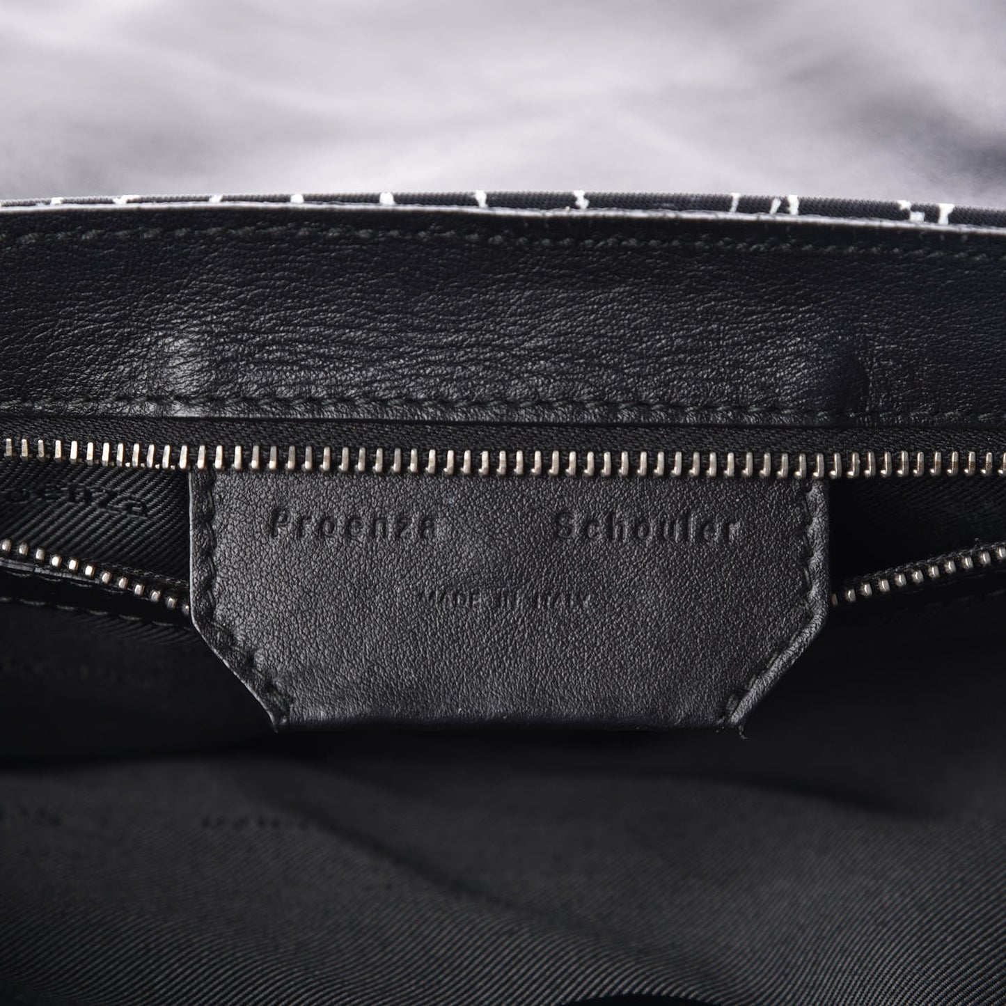 Nylon Printed Medium PS1 Satchel Black