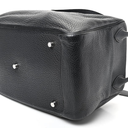 Hermes Taurillon Clemence Lindy 34 Black 9 of 9