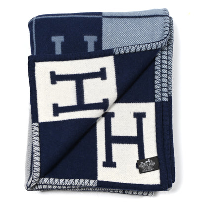 Hermes Wool Cashmere Avalon III Blanket Caban Ecru 2 of 3