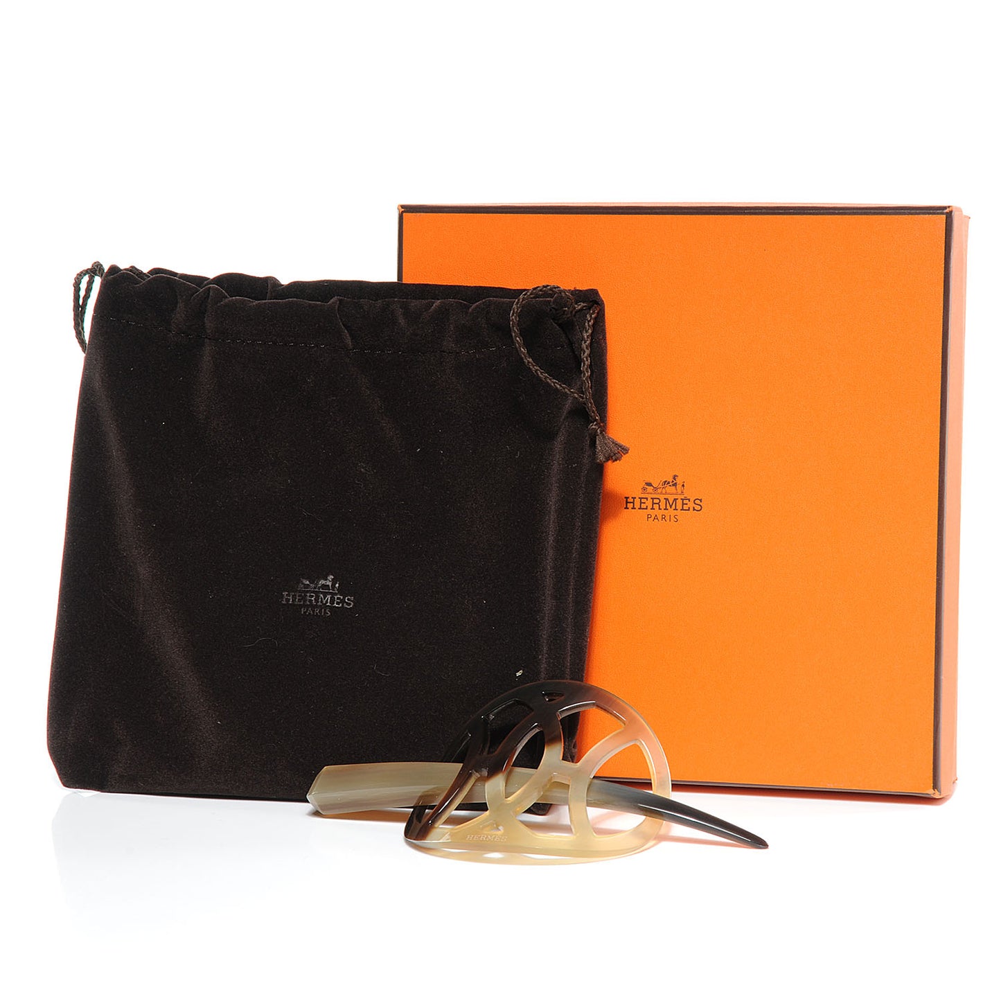 Buffalo Horn Lift PM Curved Hair Barrette