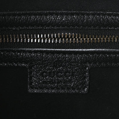 Gucci Goatskin Medium Aphrodite Shoulder Bag Black 7 of 9