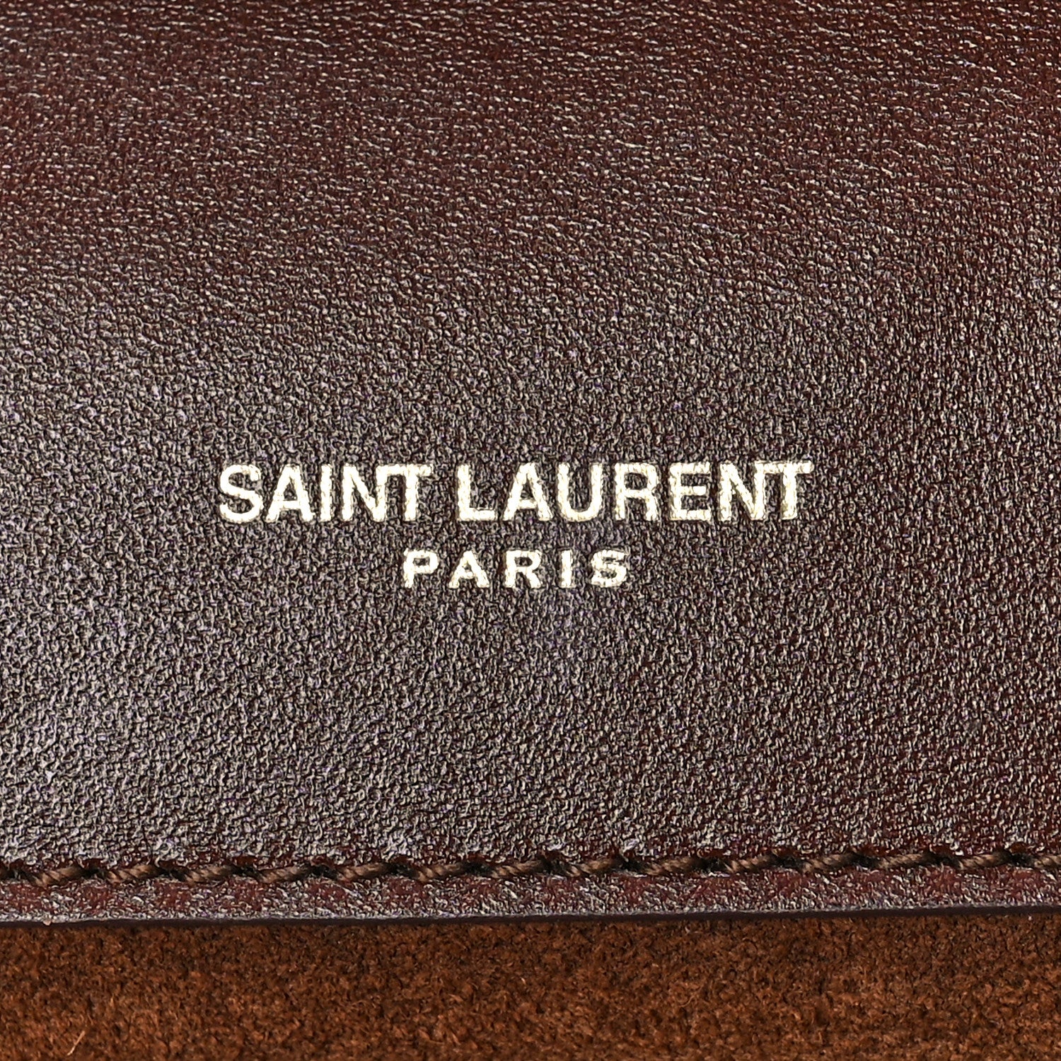 Saint Laurent Calfskin Floral Tooling Embossed Medium Classic Monogram Kate Satchel Toasted Brown 6 of 10