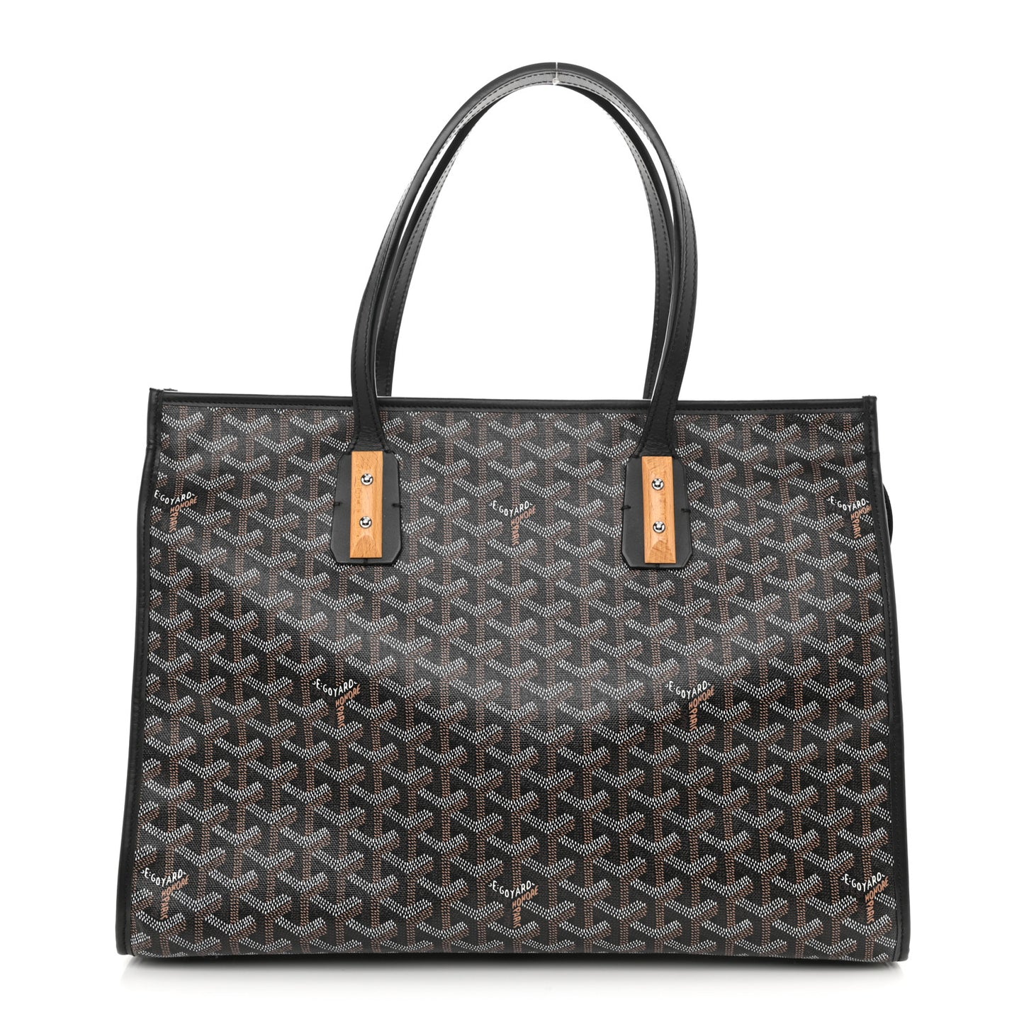 Goyardine Marquises Tote Black