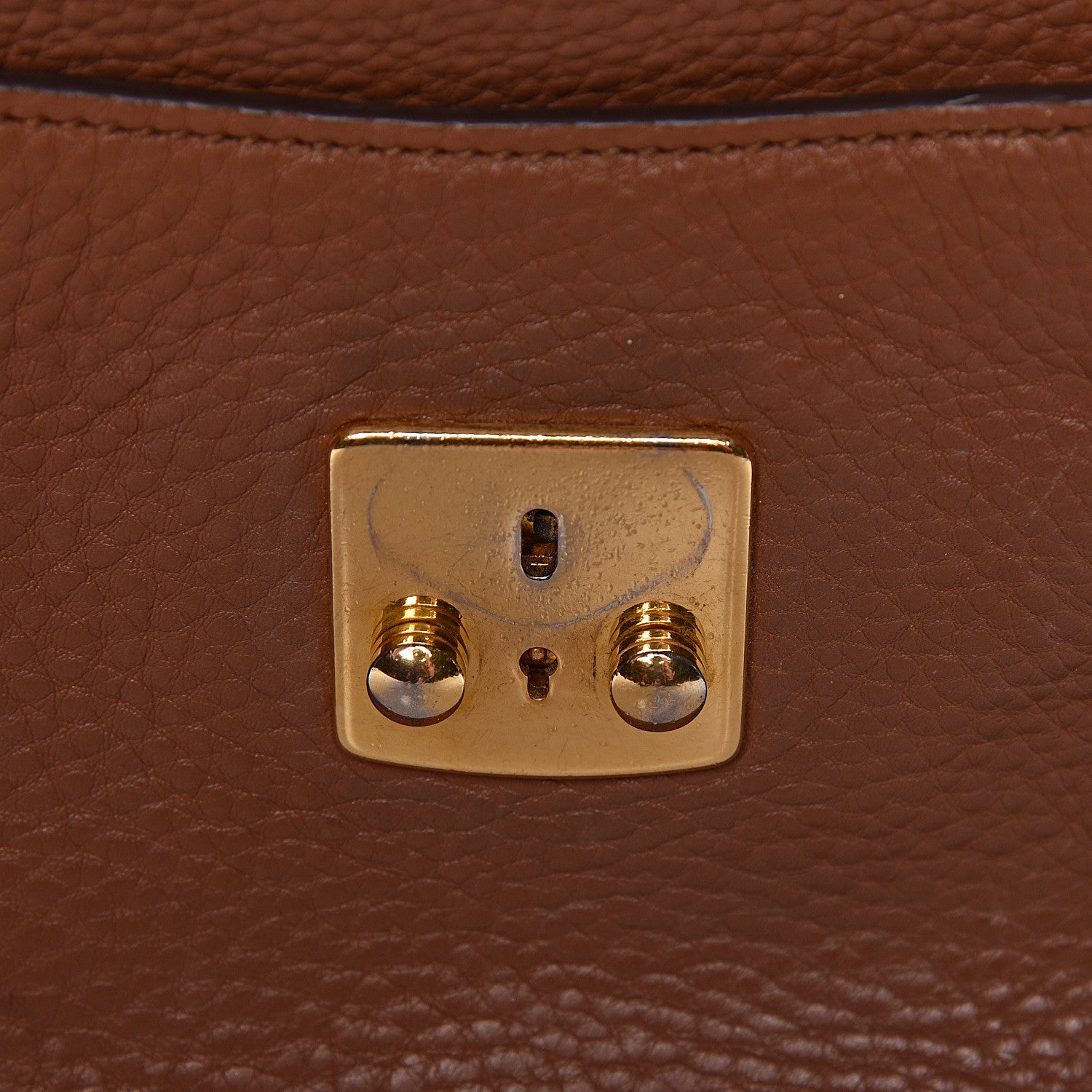 Miu Miu Vitello Daino Top Handle Cannella 5 of 14