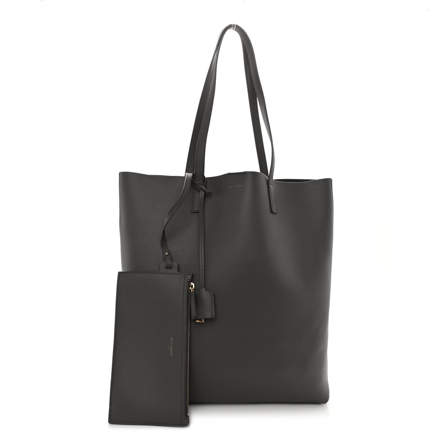 Calfskin Medium Shopping Tote Fog