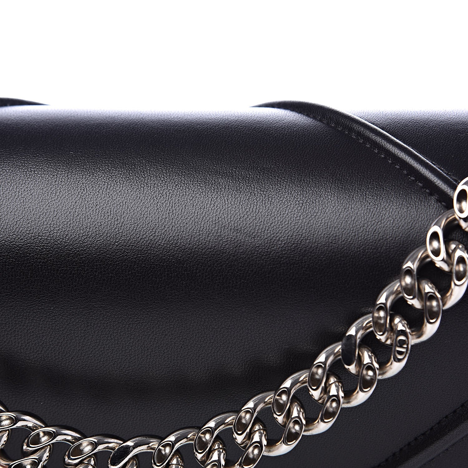Christian Dior Lambskin Sequin Medium Diorama Flap Bag Black 10 of 15