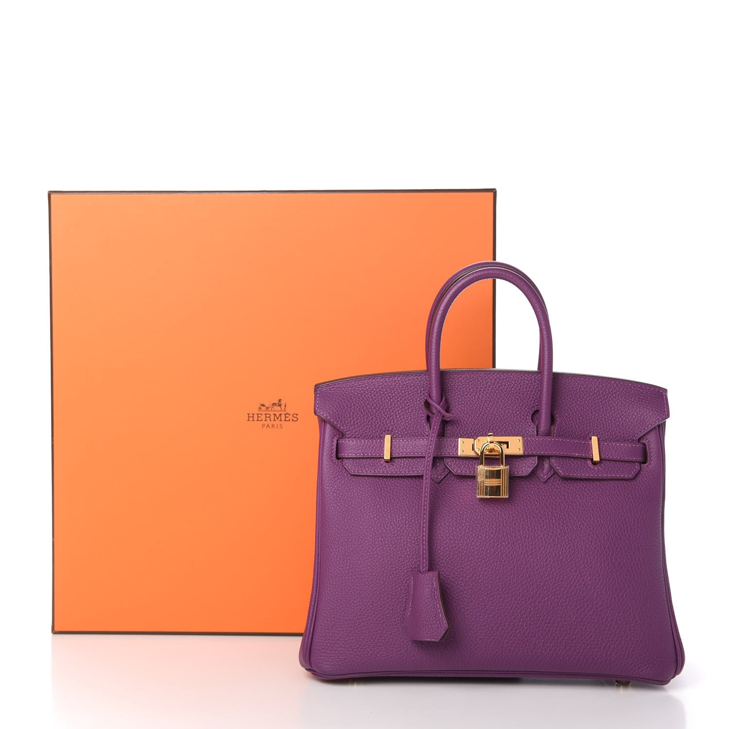 Hermes Togo Birkin 25 Anemone 11 of 11