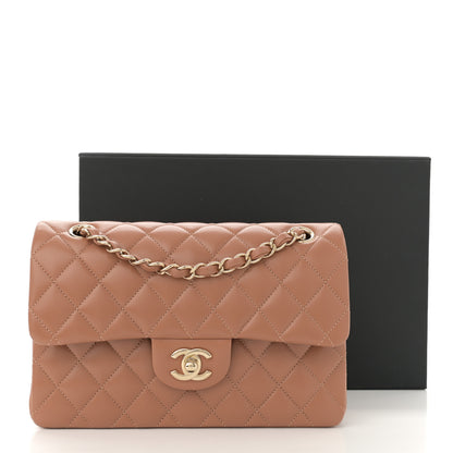 Chanel Lambskin Quilted Small Double Flap Brown 11 of 11