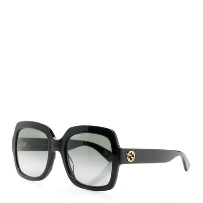 Gucci Acetate Square Frame Sunglasses GG0036S Black 1 of 9