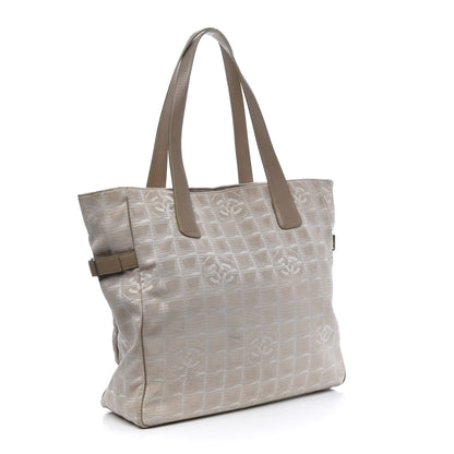 Chanel Nylon Medium Travel Tote Beige 3 of 22
