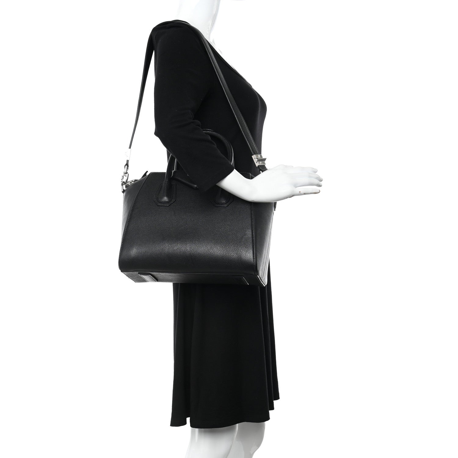Givenchy Sugar Goatskin Small Antigona Black 2 of 15