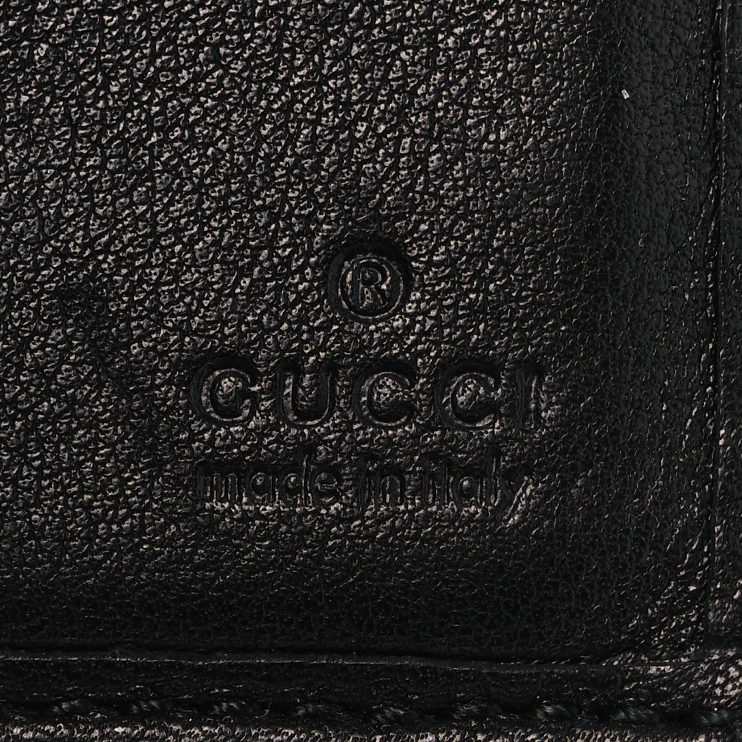Gucci Guccissima Twins Continental Flap Wallet Black 6 of 9