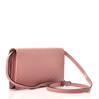 Gucci Microguccissima Crossbody Wallet Soft Pink 3 of 8