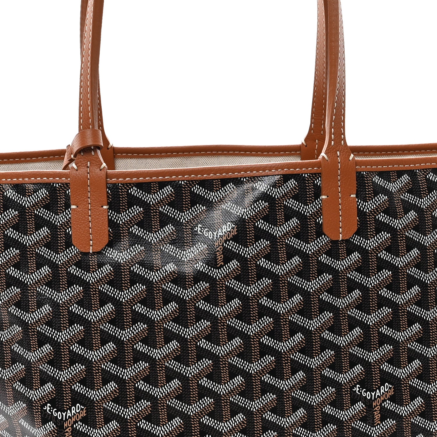 Goyard Goyardine Saint Louis PM Black Gold 9 of 11