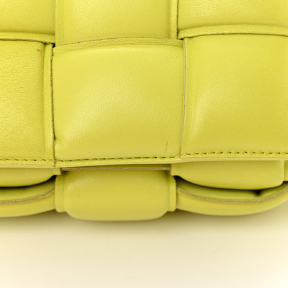 Bottega Veneta Lambskin Maxi Intreccio Padded Chain Cassette Crossbody Bag Seagrass 12 of 13