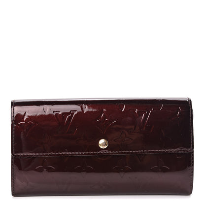 Louis Vuitton Vernis Sarah Wallet Amarante 1 of 10