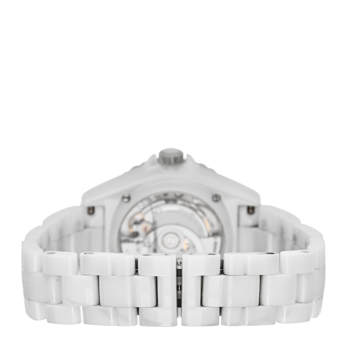 Stainless Steel Ceramic 38mm J12 Limited Edition Mademoiselle La Pausa Automatic Watch White