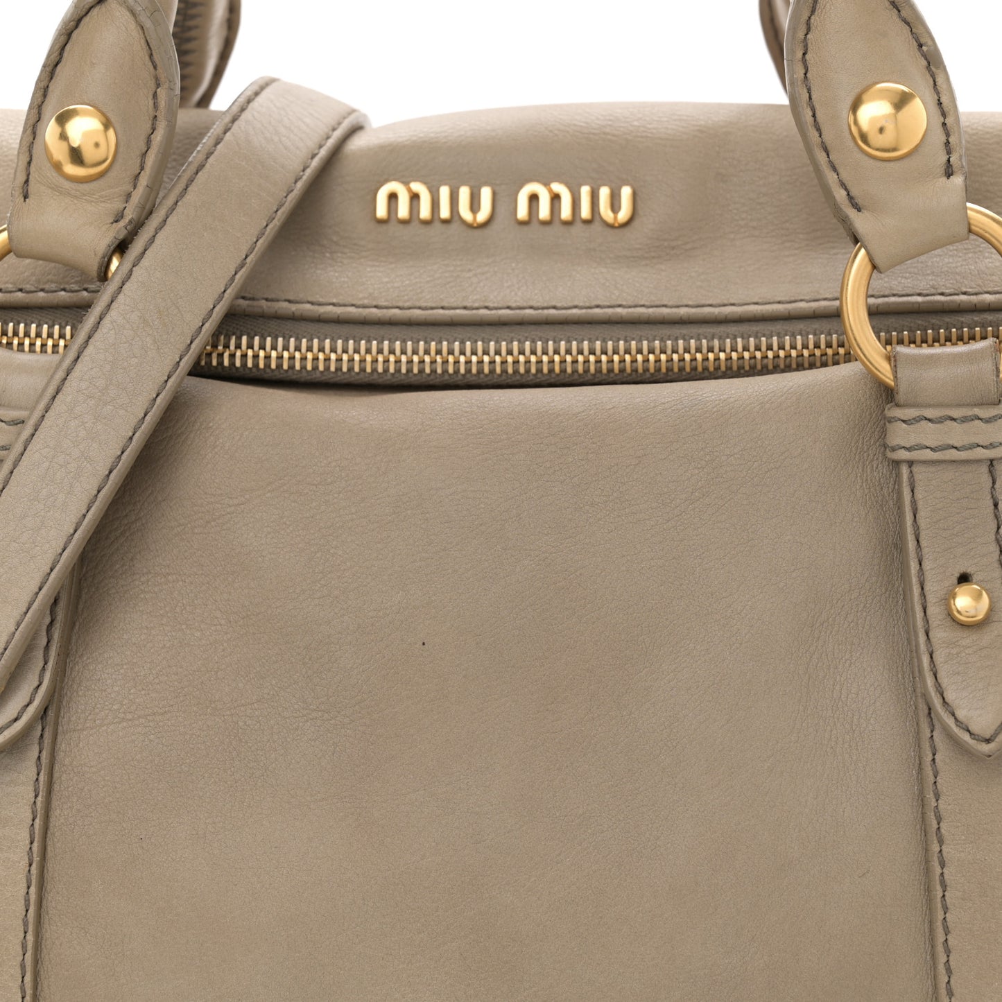 Vitello Medium Bow Bag Grey