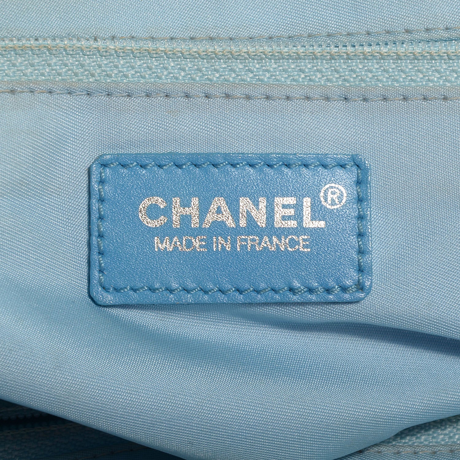 Chanel Nylon Travel Tote Blue 6 of 7