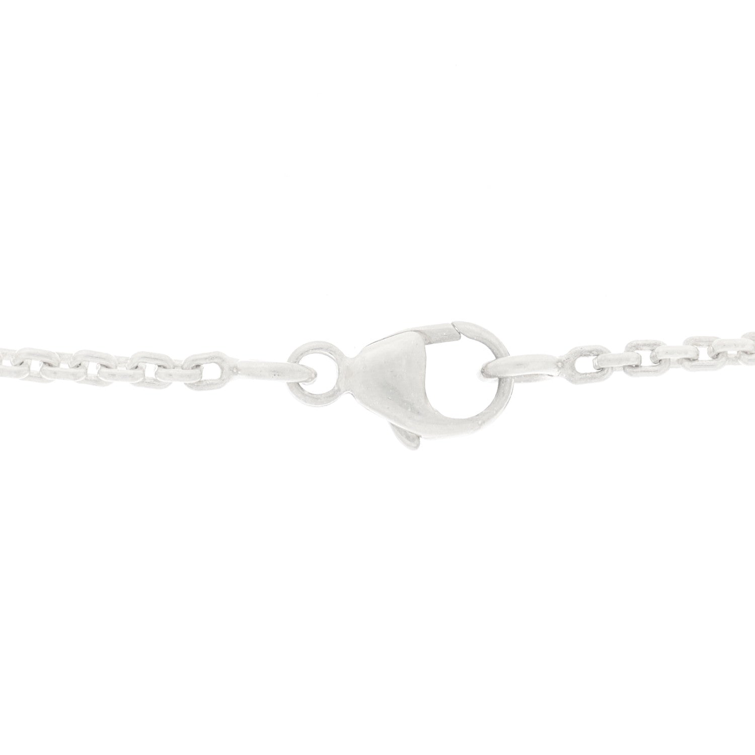 Louis Vuitton Sterling Silver Lockit Necklace 4 of 5