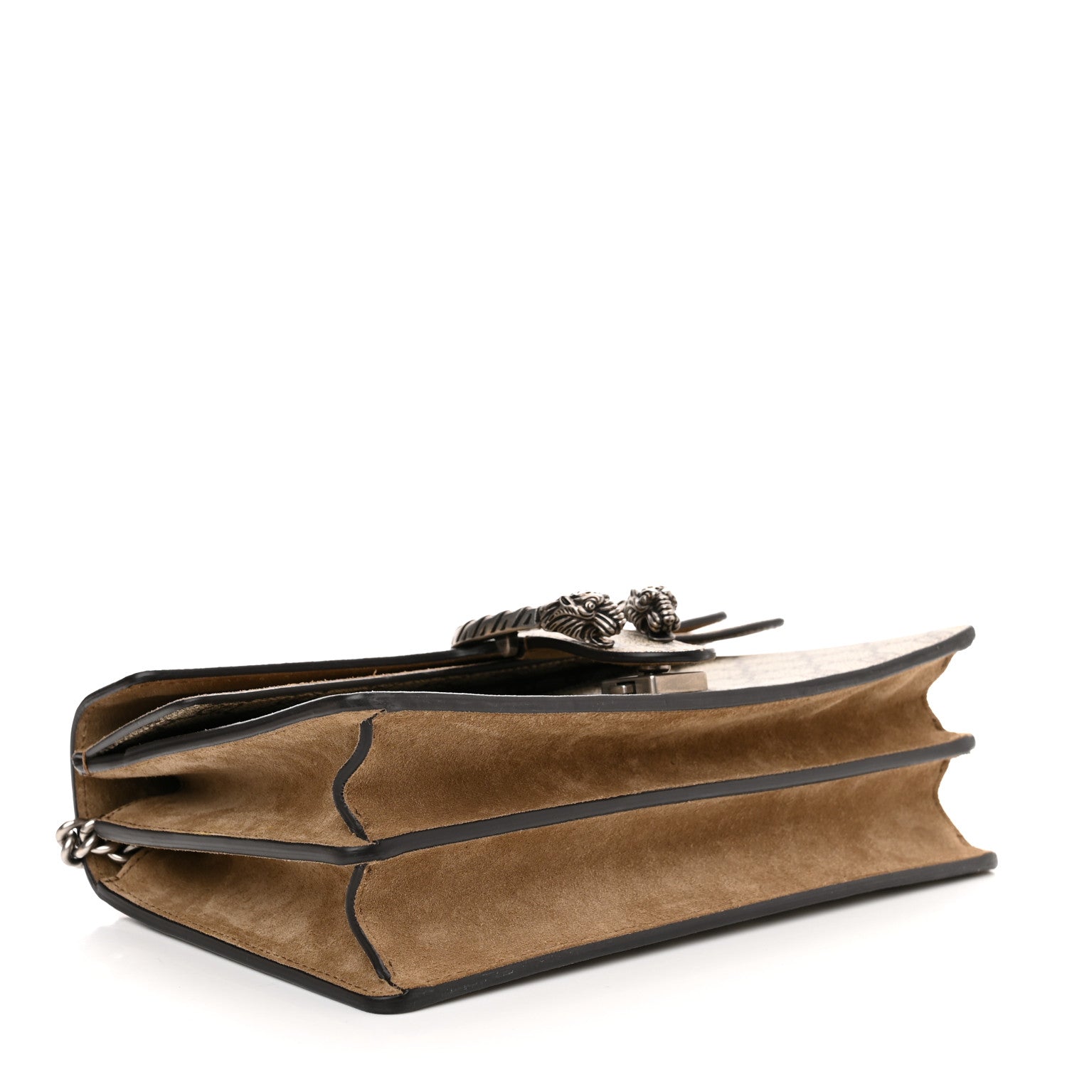 Gucci GG Supreme Monogram Small Dionysus Shoulder Bag Taupe 4 of 14