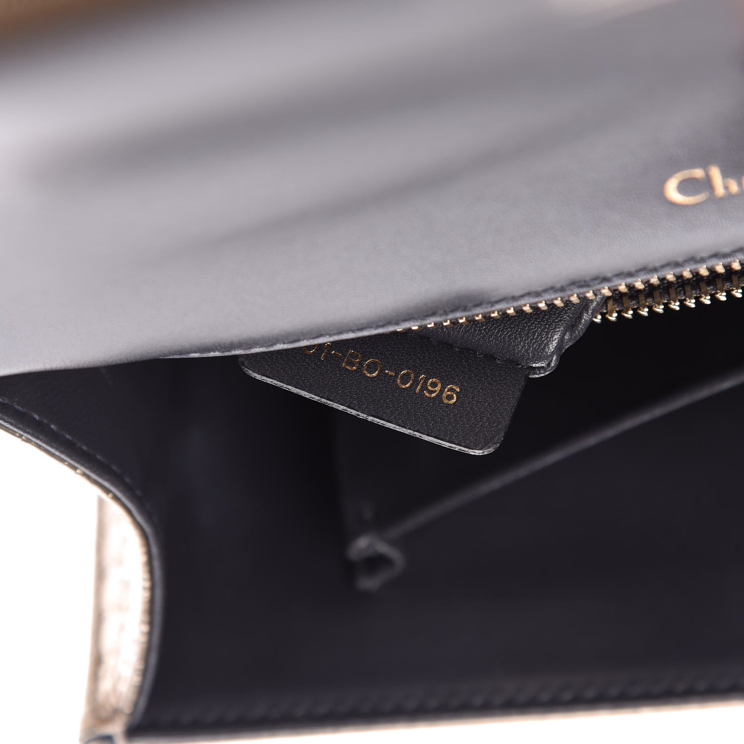 Christian Dior Metallic Patent Micro-Cannage Medium Diorama Flap Bag Gold 10 of 11