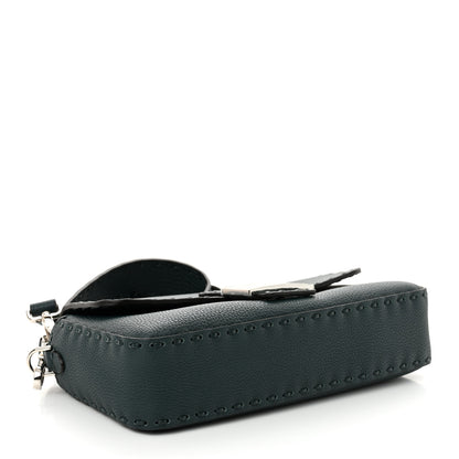 Fendi Cuoio Roma Sellerissima Nappa Sintetica Tape Stitch Baguette Amazzonia 4 of 9