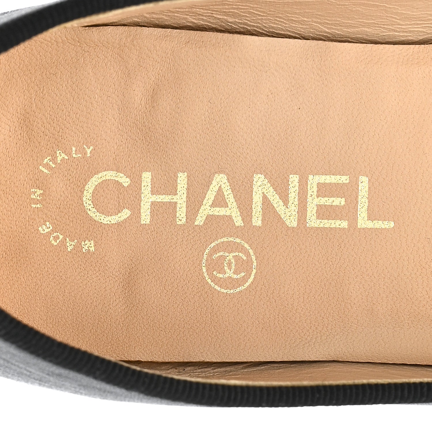 Chanel Lambskin Patent Cap Toe Ballerina Flats 39.5 Black 8 of 18
