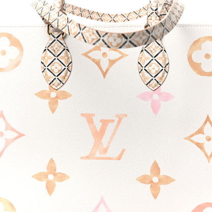 Louis Vuitton Monogram Giant By The Pool 2.0 Onthego MM Beige 7 of 9