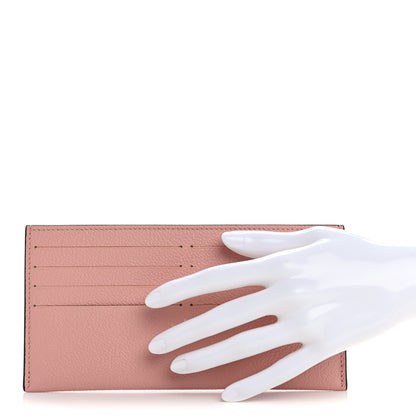 Louis Vuitton Calfskin Felicie Card Holder Insert Rose Ballerine 2 of 6