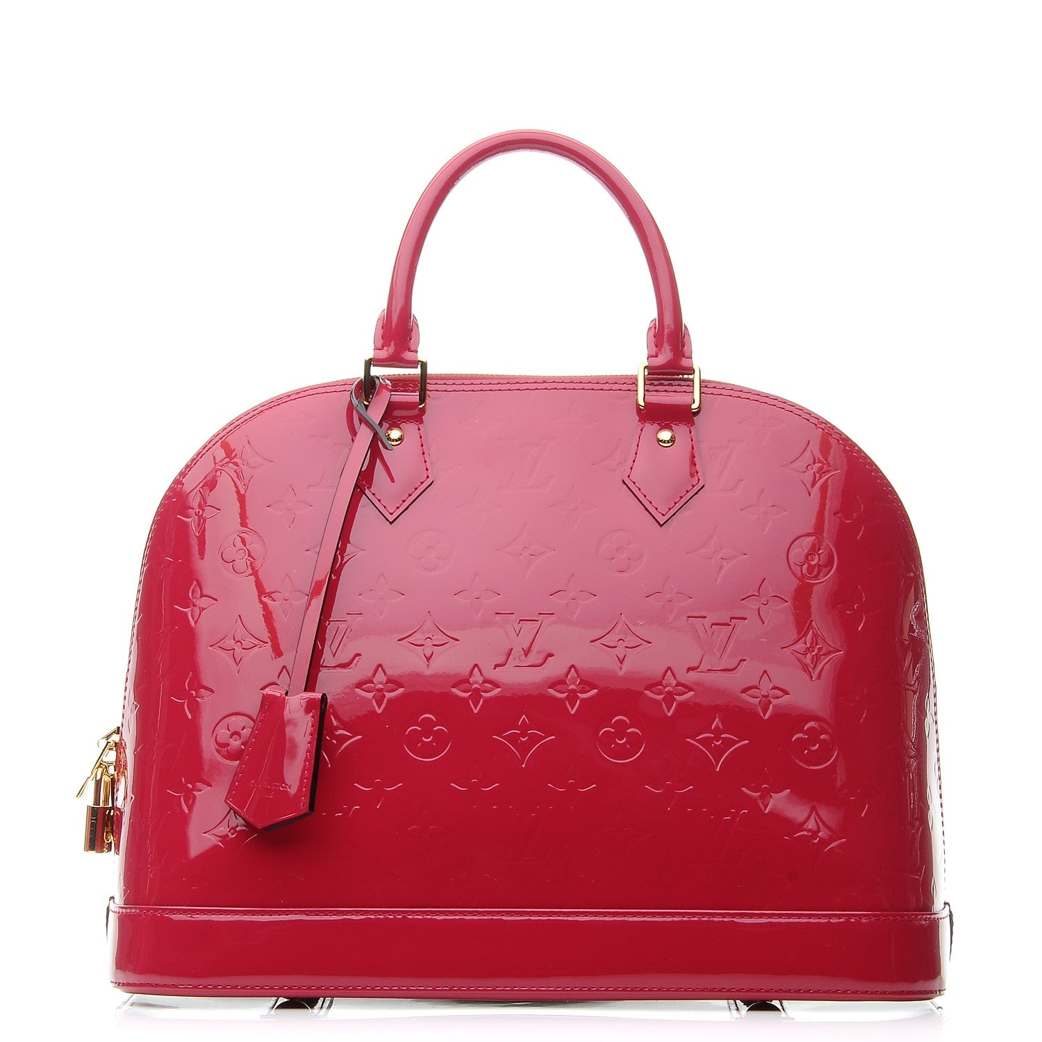 Louis Vuitton Vernis Alma MM Rose Indien 1 of 8