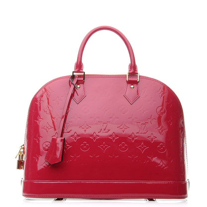 Louis Vuitton Vernis Alma MM Rose Indien 1 of 8