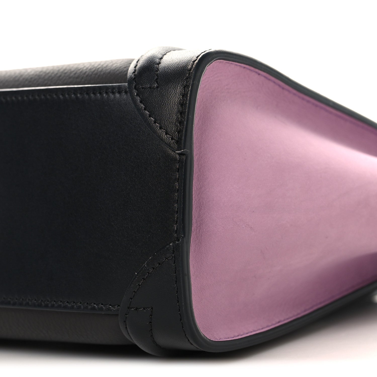 Celine Baby Grained Calfskin Nubuck Tri-color Nano Luggage Anthracite 9 of 10