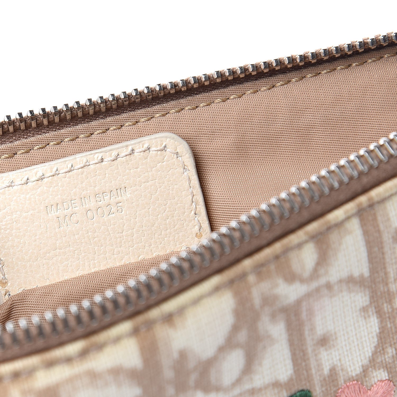 Christian Dior Monogram Vintage Flowers Mini Saddle Bag Beige 7 of 14