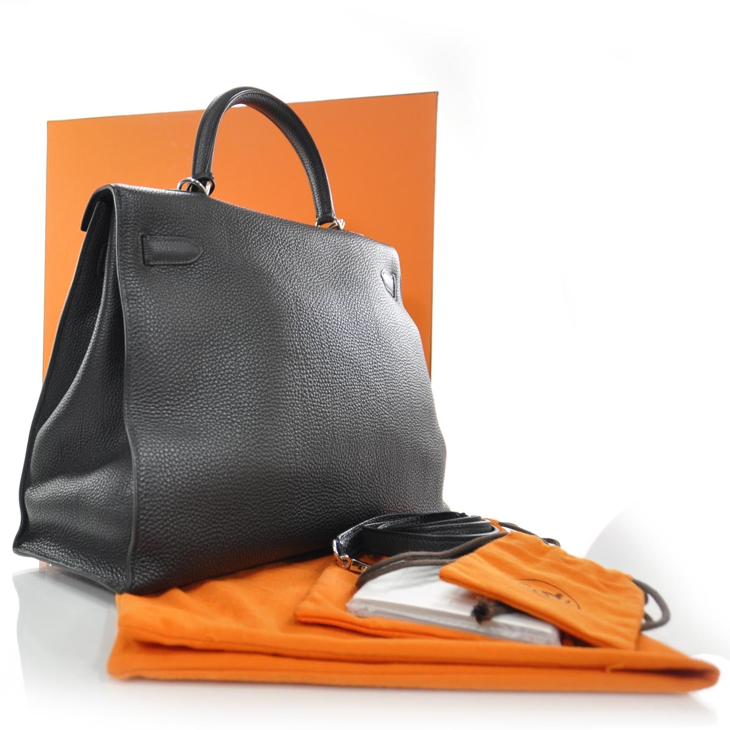 Hermes Togo Kelly 35 Black 3 of 9