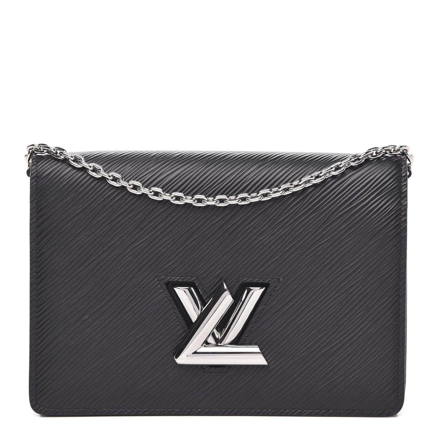 Epi Twist Belt Chain Wallet Black