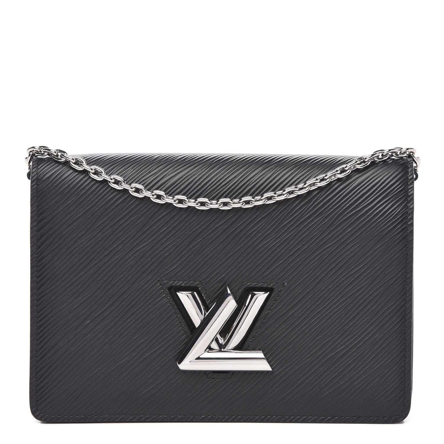 Louis Vuitton Epi Twist Belt Chain Wallet Black 1 of 8