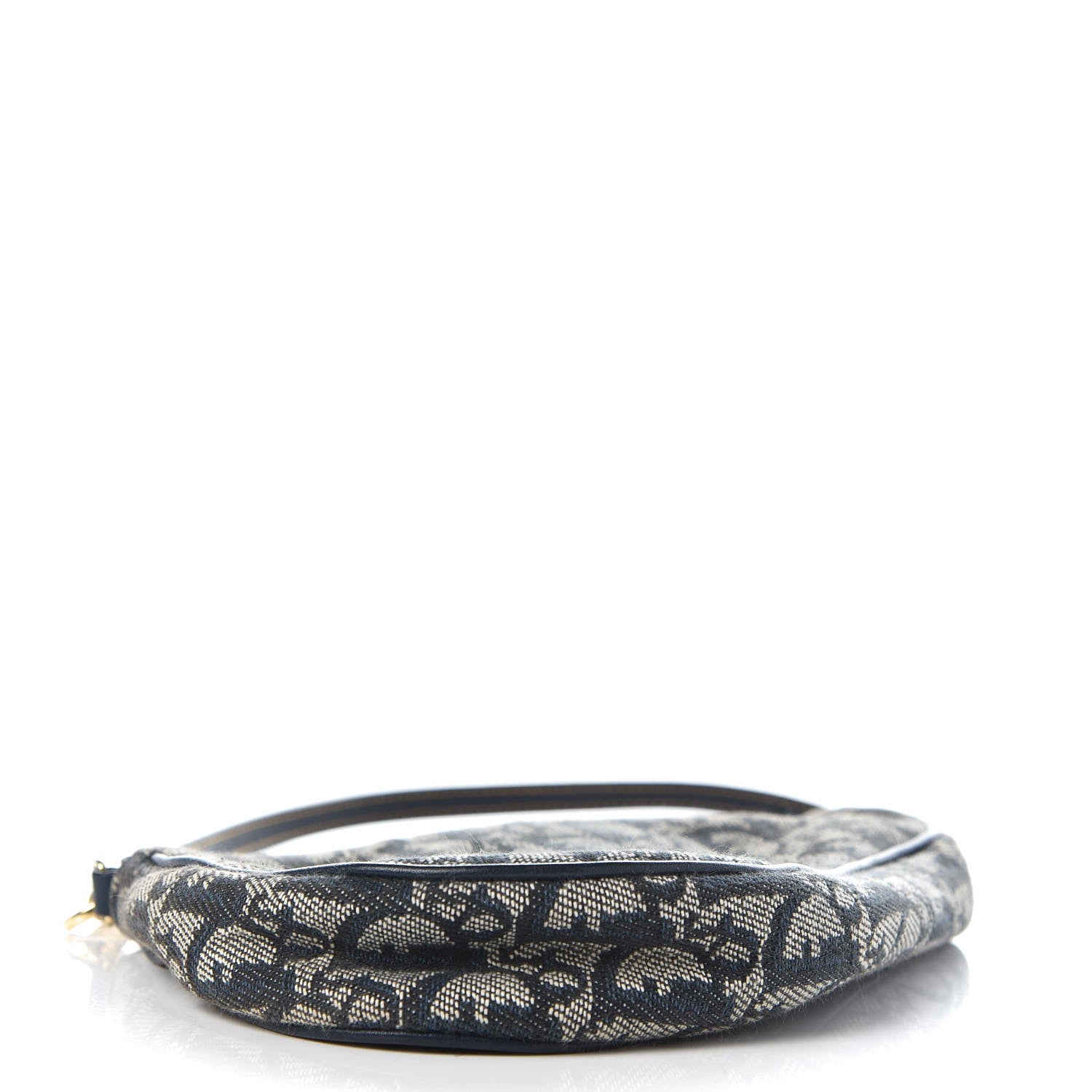 Christian Dior Monogram Mini Saddle Pochette Navy 4 of 8