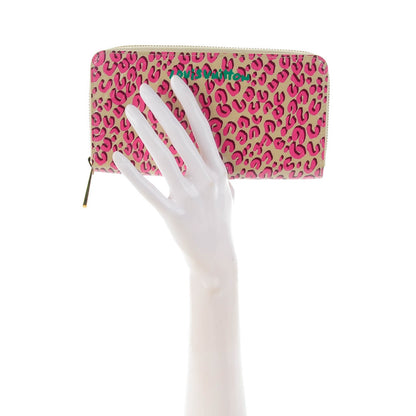 Louis Vuitton Vernis Leopard Zippy Wallet Blanc Corail 2 of 7