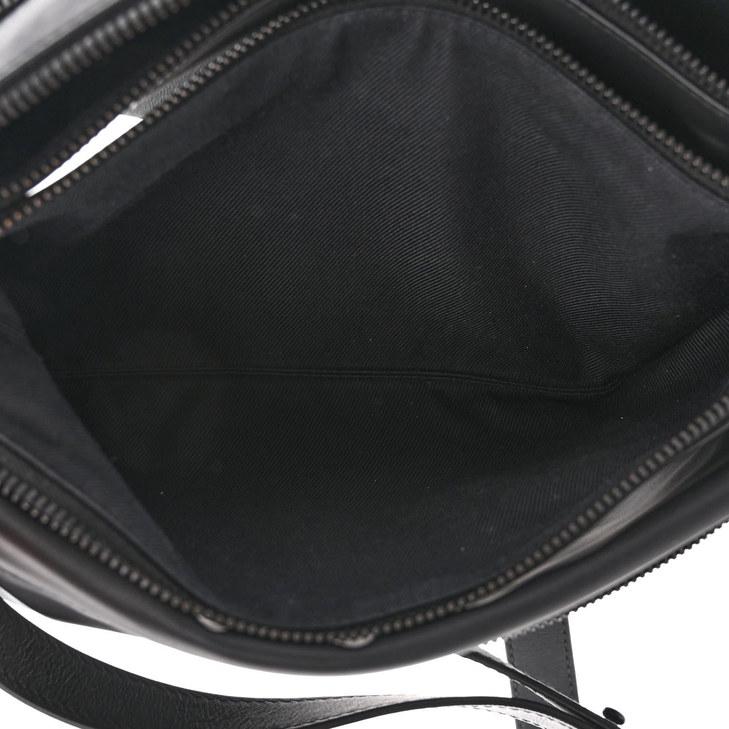 Bottega Veneta Nappa Fluid Triple Zip Messenger Bag Black 6 of 11