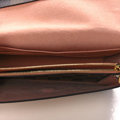 Louis Vuitton Damier Ebene Vavin Chain Wallet Creme 5 of 11